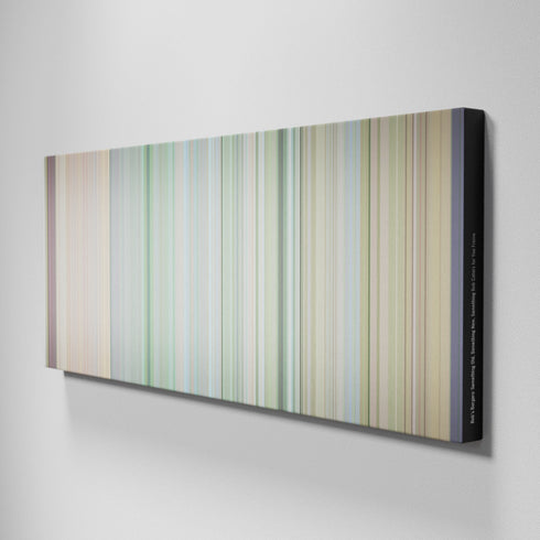 Side view of Buff's of Bob's Burgers: Something Old, Something New, Something Bob Caters for You Frome on the wall