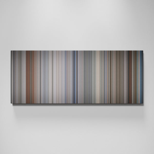 Bull Durham movie canvas wall art - color palette print