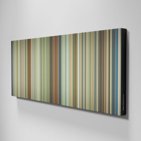 Side view of Buff's of Whisper of the Heart Frome on the wall