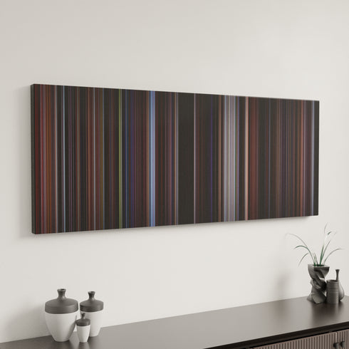 The Thomas Crown Affair canvas art in modern interior - movie color palette