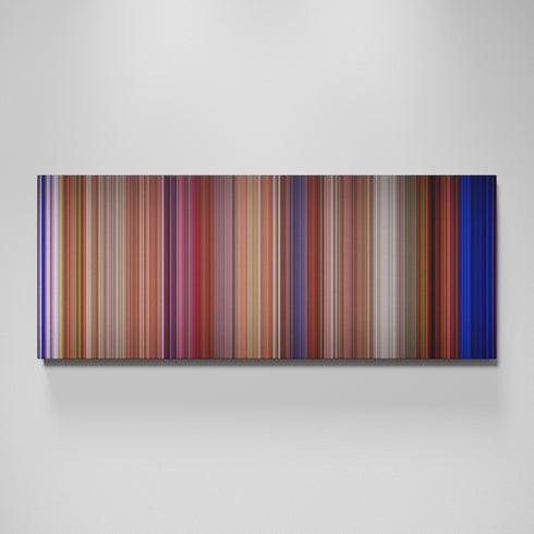 Brain Donors movie canvas wall art - color palette print