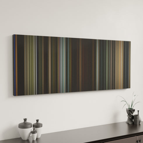Pete's Dragon canvas art in modern interior - movie color palette