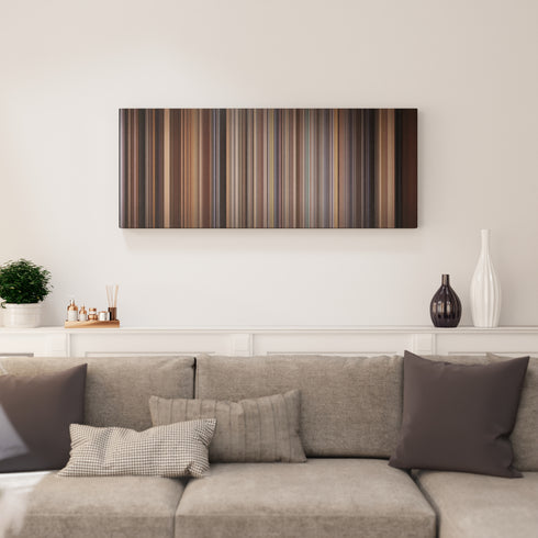 Living room interior with Rosemary's Baby Frome on the wall