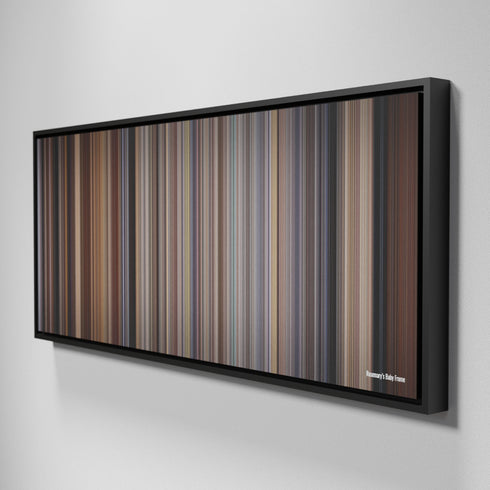 Side view of Framed Buff's of Rosemary's Baby Frome on the wall