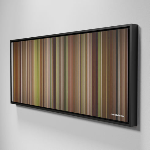 Side view of Framed Buff's of A Room with a View Frome on the wall