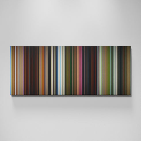 Madagascar movie canvas wall art - color palette print