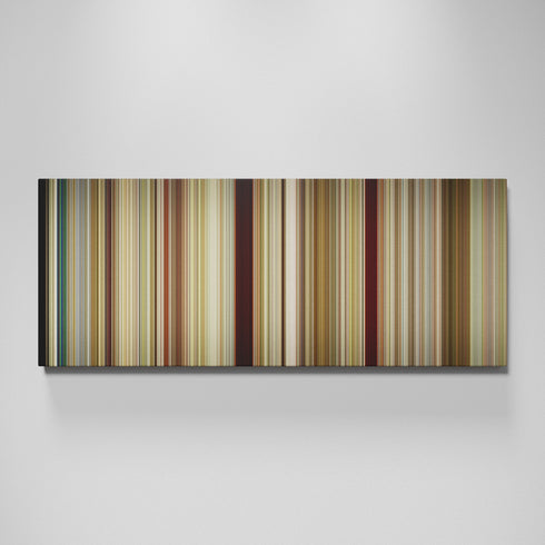 Run Lola Run movie canvas wall art - color palette print