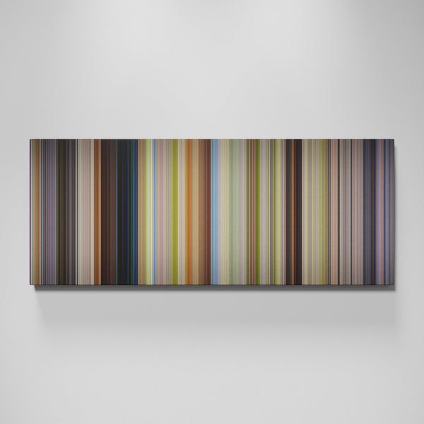 Descendants movie canvas wall art - color palette print