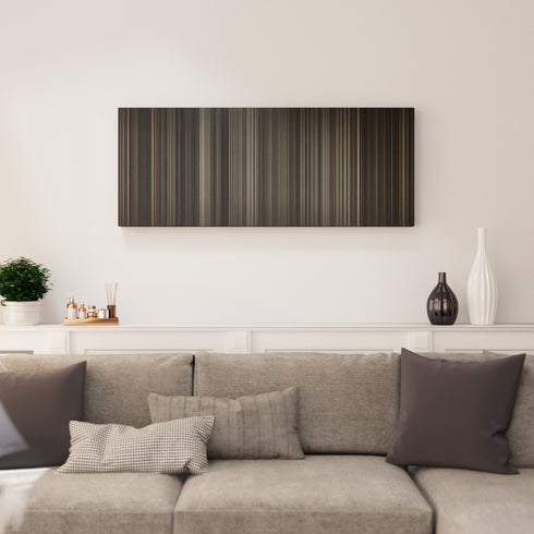 Sin City canvas print in living room - film wall decor