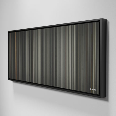 Side view of Framed Buff's of Sin City Frome on the wall