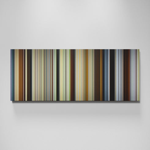 Cold Mountain movie canvas wall art - color palette print