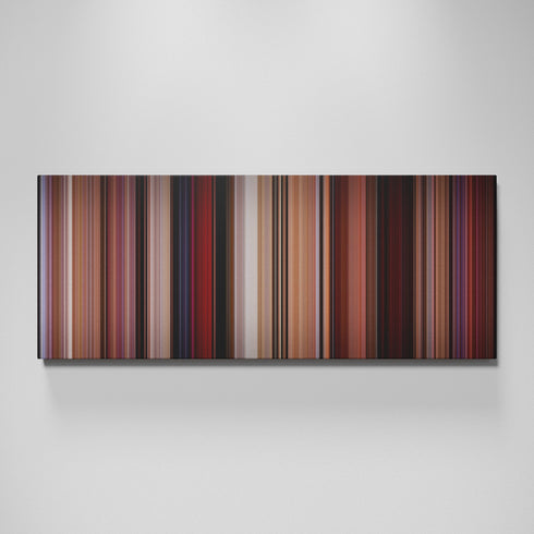 Valley Girl movie canvas wall art - color palette print