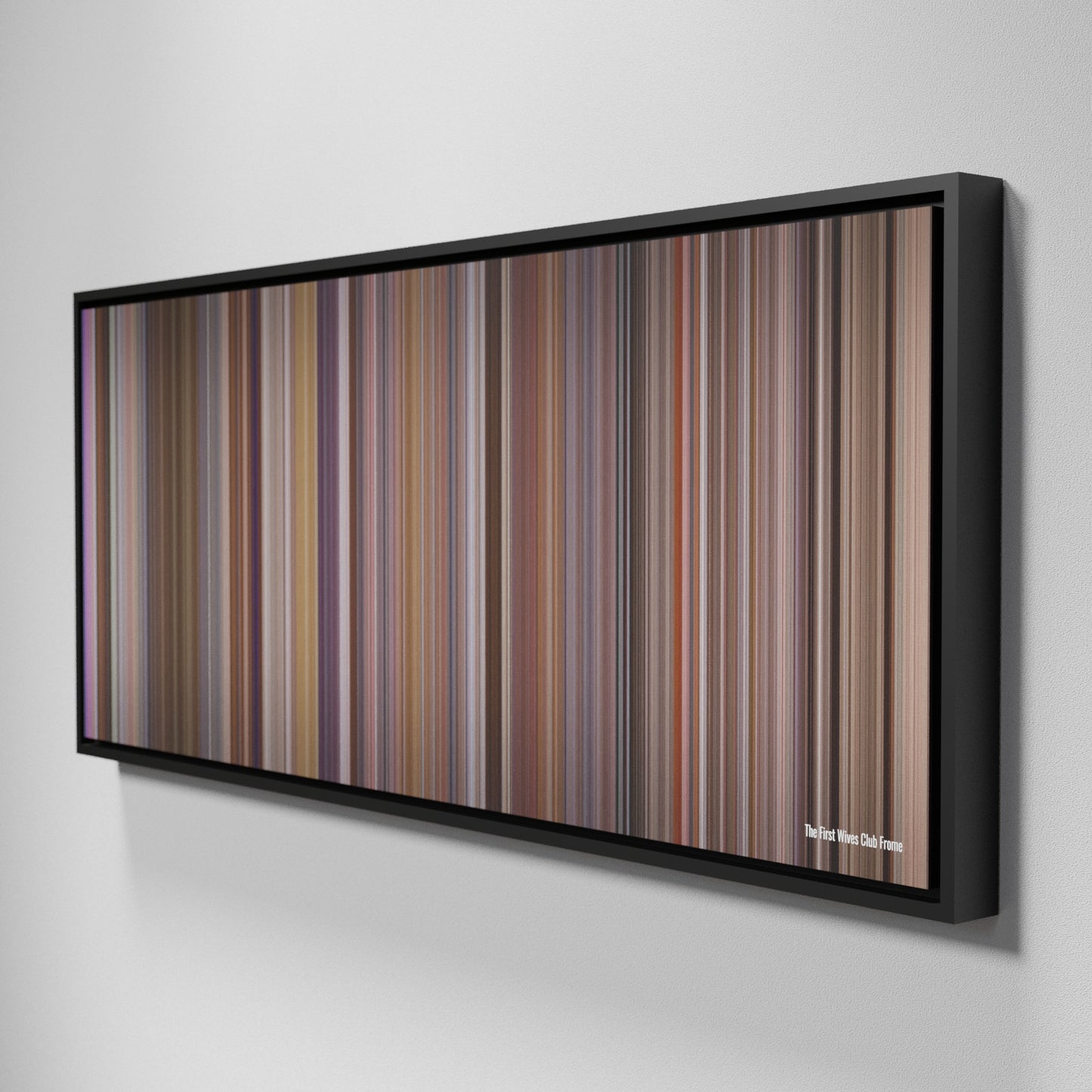 Side view of Framed Buff's of The First Wives Club Frome on the wall