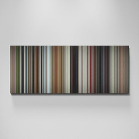 Enter the Dragon movie canvas wall art - color palette print