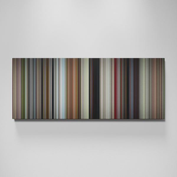 Enter the Dragon movie canvas wall art - color palette print