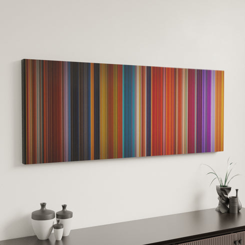 Brother Bear canvas art in modern interior - movie color palette