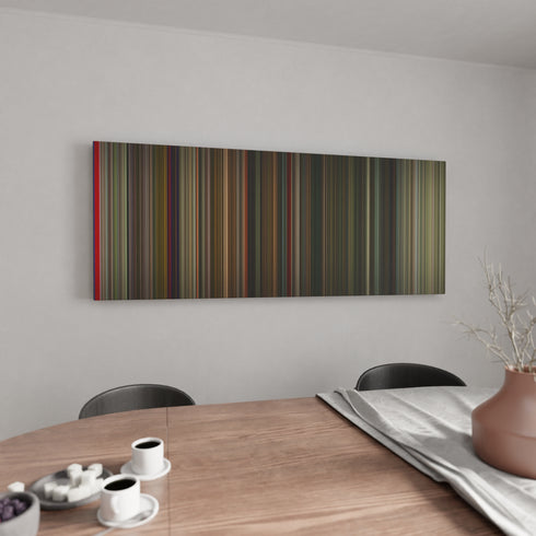 Time Lapse canvas wall art in kitchen - movie decor