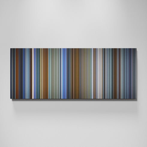 Fringe: Pilot movie canvas wall art - color palette print