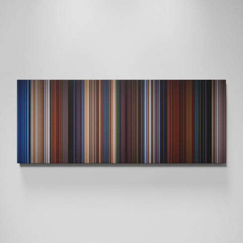 Dark Angel: Pilot movie canvas wall art - color palette print