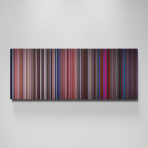 Strictly Ballroom movie canvas wall art - color palette print