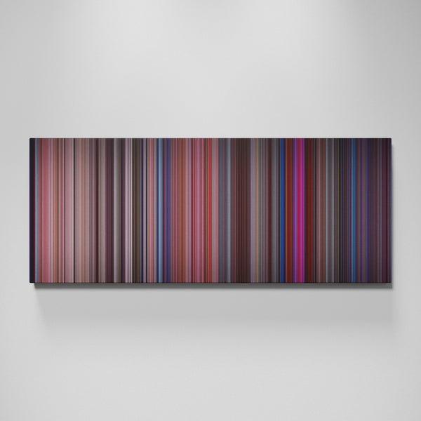 Strictly Ballroom movie canvas wall art - color palette print