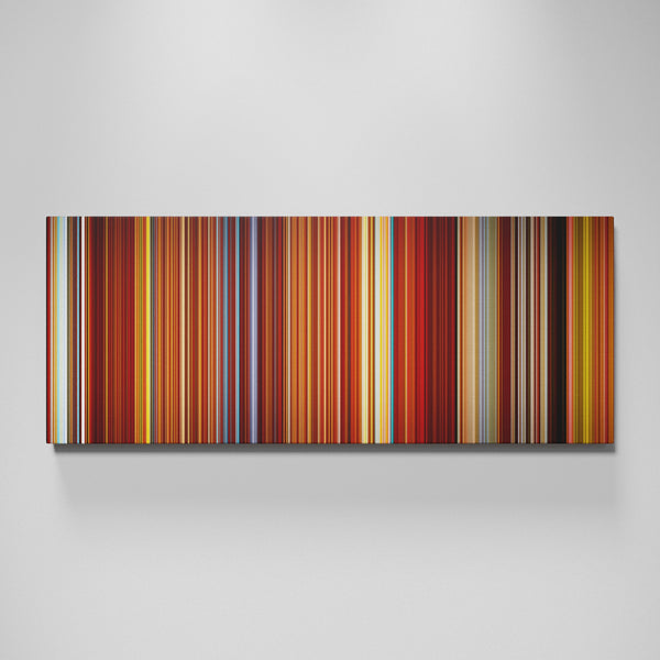 Avatar: The Last Airbender: Sozin's Comet, Part 4: Avatar Aang movie canvas wall art - color palette print