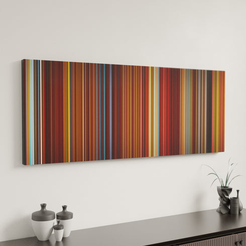 Avatar: The Last Airbender: Sozin's Comet, Part 4: Avatar Aang canvas art in modern interior - movie color palette