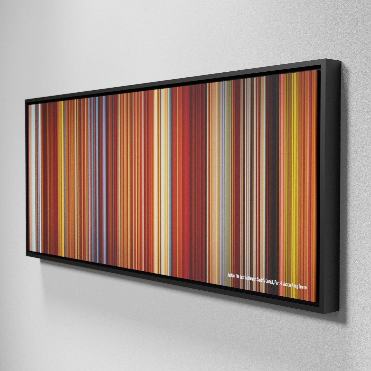 Side view of Framed Buff's of Avatar: The Last Airbender - Sozin's Comet, Part 4: Avatar Aang Frome on the wall