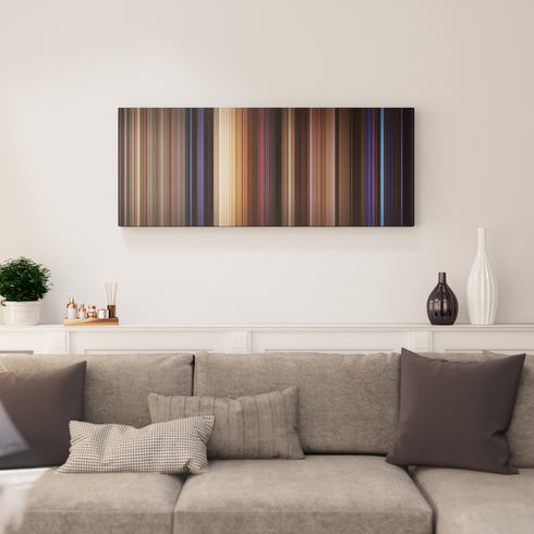 She's All That canvas print in living room - film wall decor