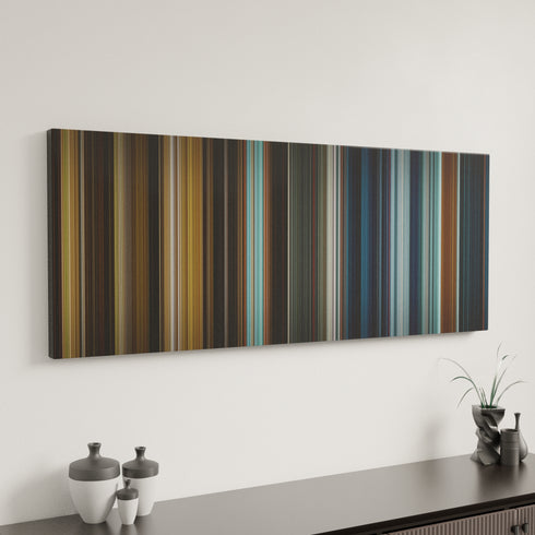 Minimal interior design with The Golden Compass Frome on the wall