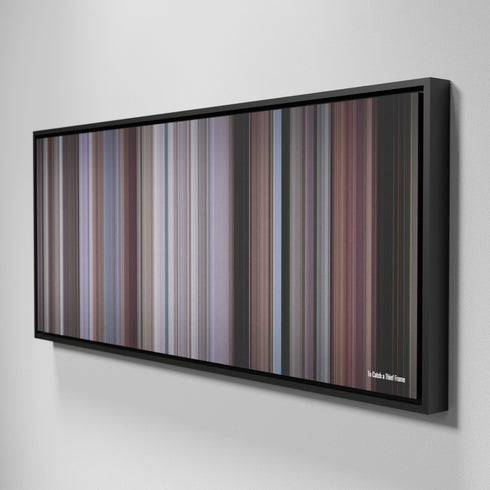 Side view of Framed Buff's of To Catch a Thief Frome on the wall