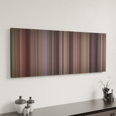 Pollyanna canvas art in modern interior - movie color palette