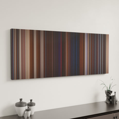 Down Periscope canvas art in modern interior - movie color palette