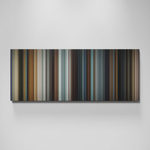 Taken movie canvas wall art - color palette print