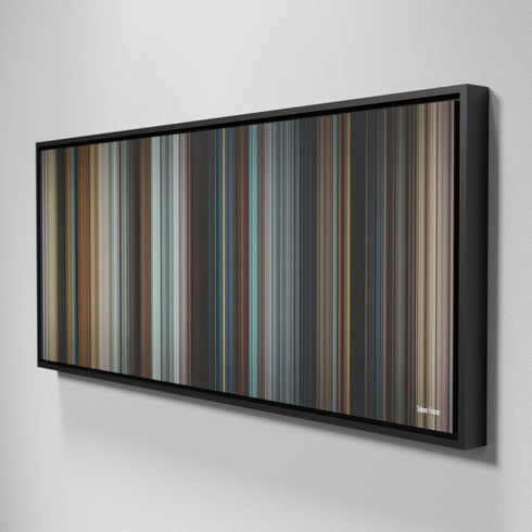 Side view of Framed Buff's of Taken Frome on the wall