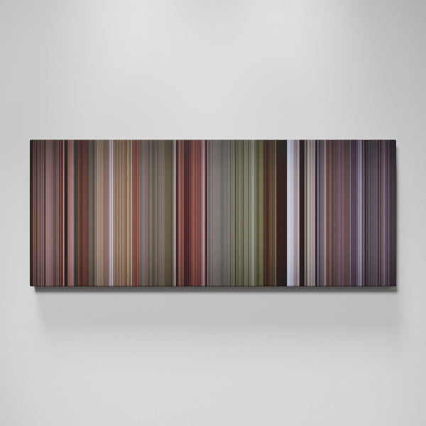 Reservoir Dogs movie canvas wall art - color palette print