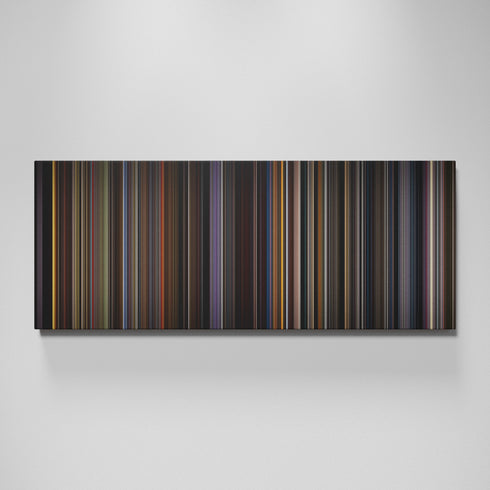 Pink Floyd: The Wall movie canvas wall art - color palette print
