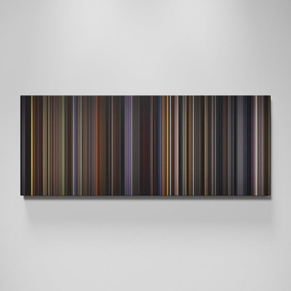 Pink Floyd: The Wall movie canvas wall art - color palette print