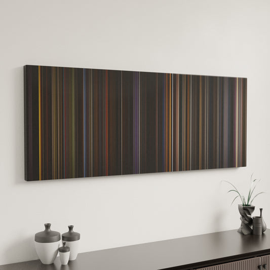 Minimal interior design with Pink Floyd: The Wall Frome on the wall