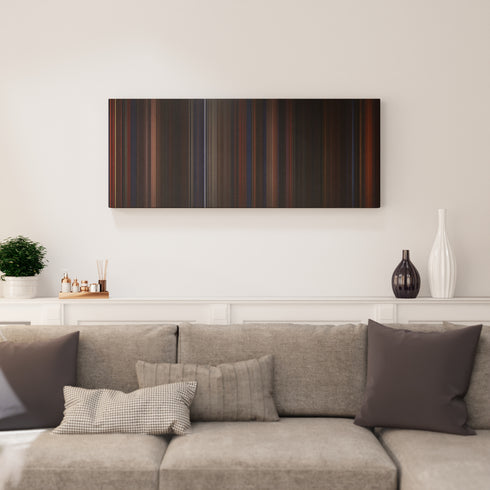 Dracula canvas print in living room - film wall decor