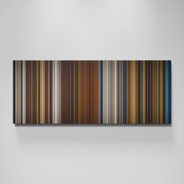 In Bruges movie canvas wall art - color palette print