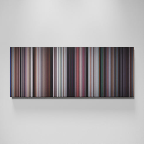 The Long Kiss Goodnight movie canvas wall art - color palette print