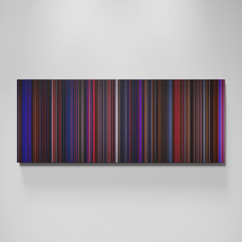 Chicago movie canvas wall art - color palette print