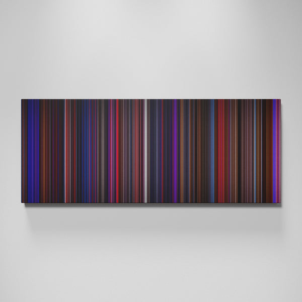 Chicago movie canvas wall art - color palette print
