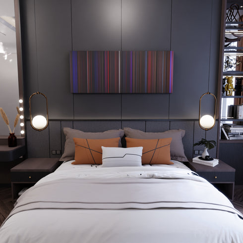 Chicago movie canvas in bedroom - wall art display