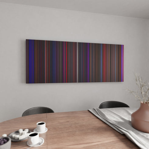 Chicago canvas wall art in kitchen - movie decor