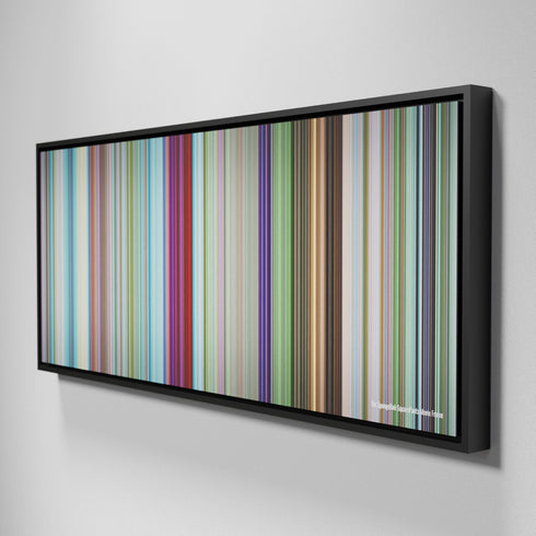 Side view of Framed Buff's of The SpongeBob SquarePants Movie Frome on the wall