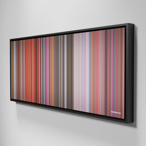 Side view of Framed Buff's of Flash Gordon Frome on the wall