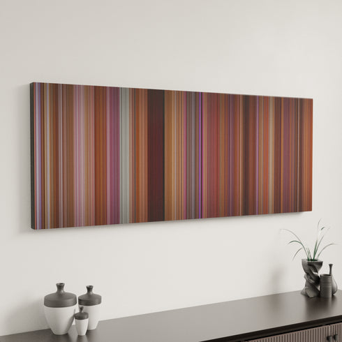Dodgeball canvas art in modern interior - movie color palette