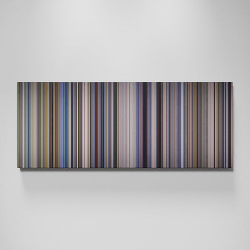 Outbreak movie canvas wall art - color palette print
